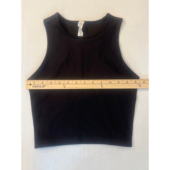 Lululemon Sculpt Cropped Tank Top Black Size 4 with Tag - Picture 7 of 7